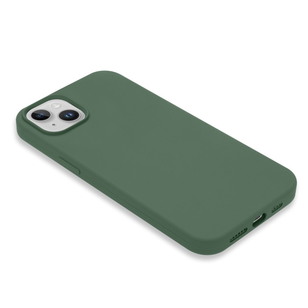 Deksel Silikon iPhone 14 grønn