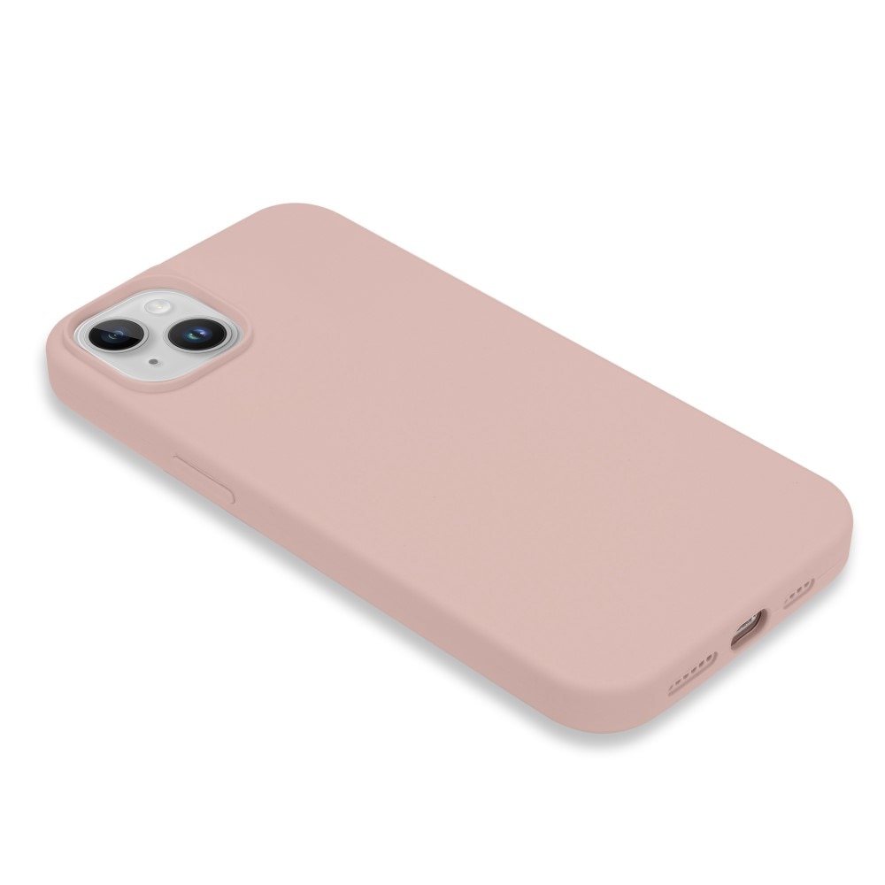 Deksel Silikon iPhone 14 rosa
