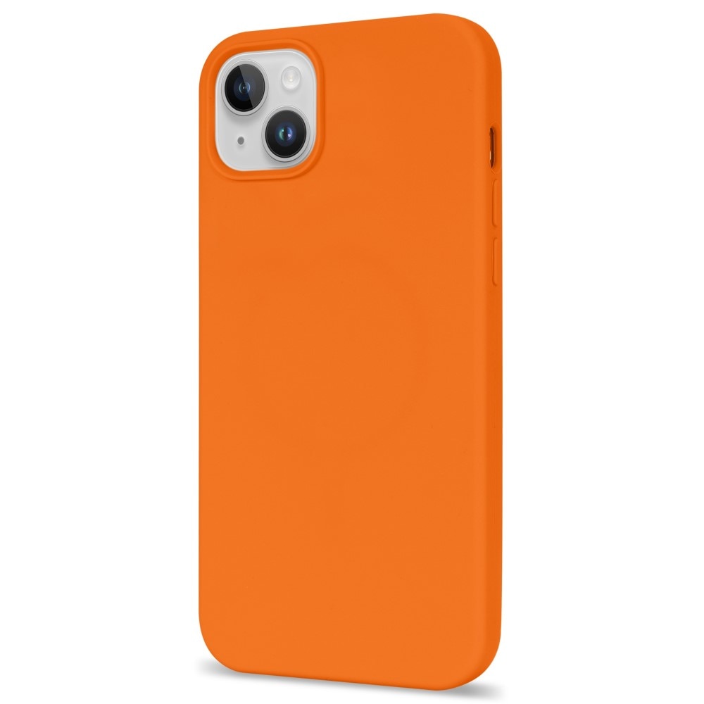 Deksel Silikon iPhone 14 Plus oransje