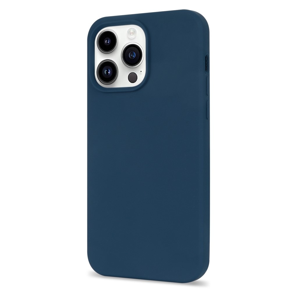 Deksel Silikon iPhone 14 Pro blå