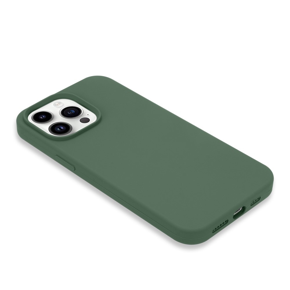Deksel Silikon iPhone 14 Pro grønn
