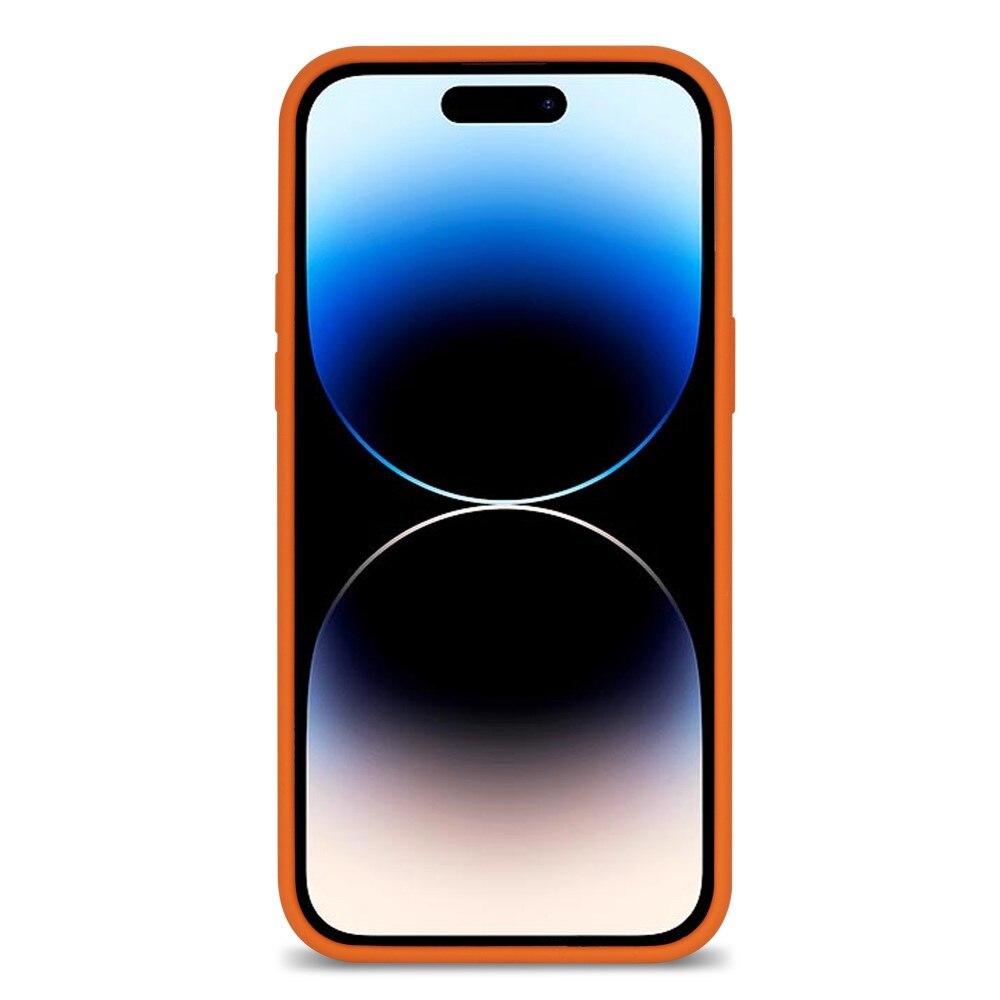 Deksel Silikon iPhone 14 Pro oransje