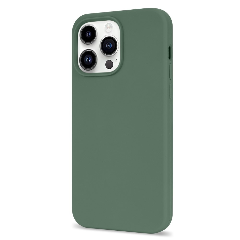 Deksel Silikon iPhone 14 Pro Max grønn
