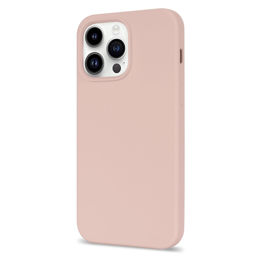 Deksel Silikon iPhone 14 Pro Max rosa