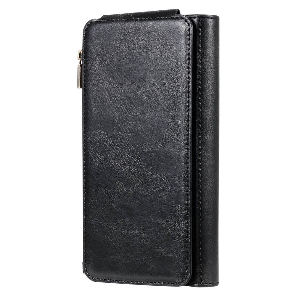 Magnet Leather Multi-Wallet iPhone 14 Pro Max svart