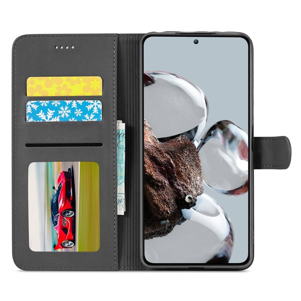 Lommebokdeksel Xiaomi 12T/12T Pro svart