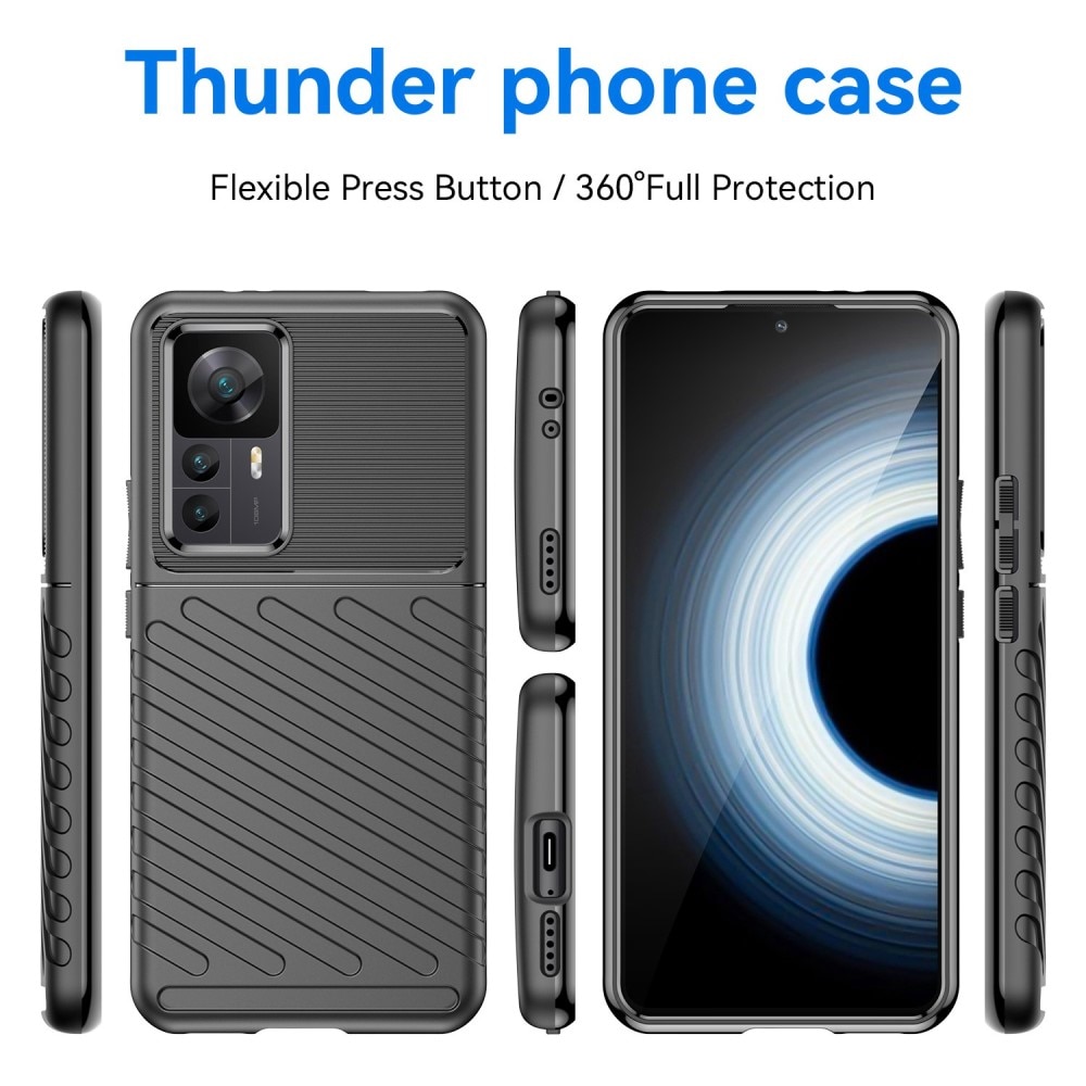 Thunder TPU Case Xiaomi 12T/12T Pro black