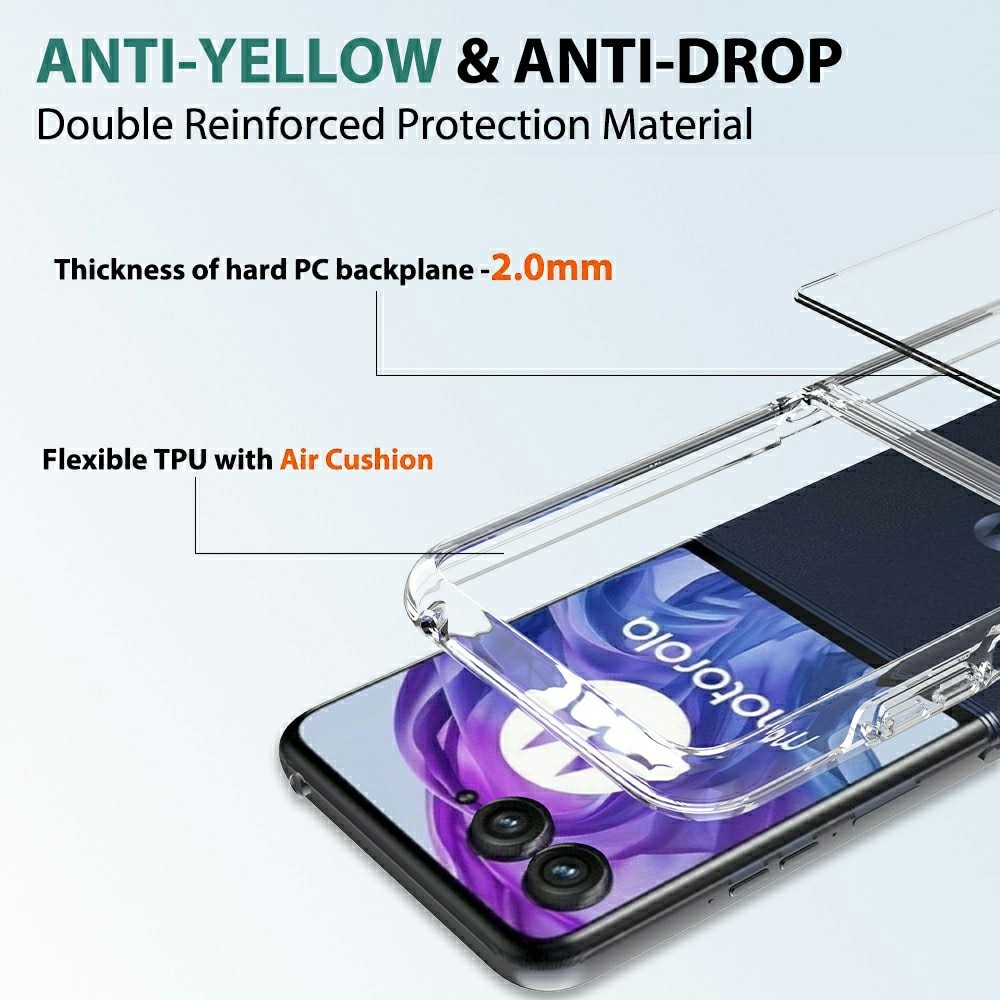 Hybriddeksel Motorola Razr 60 Ultra Gjennomsiktig