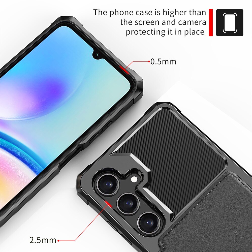 Tough Multi-slot Deksel Samsung Galaxy A16 Svart