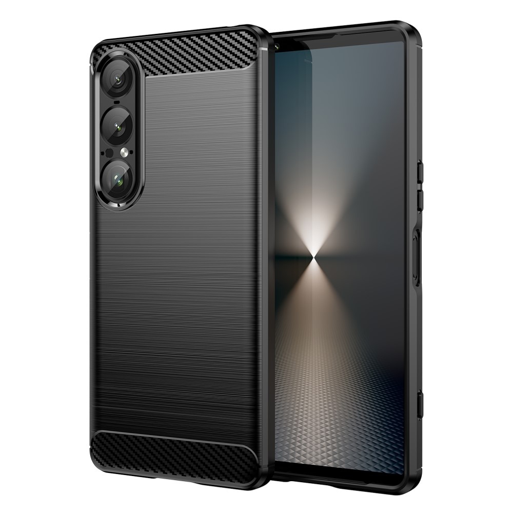 Sony Xperia 1 VII Deksel TPU Brushed Svart