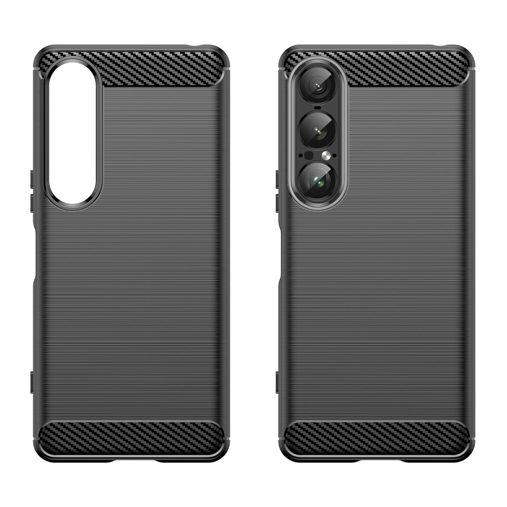 Sony Xperia 1 VII Deksel TPU Brushed Svart
