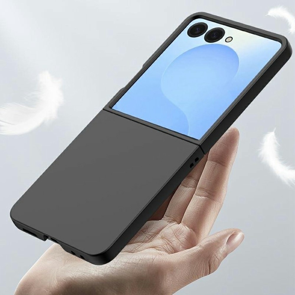 Hard Case Rubberized Samsung Galaxy Z Flip 7 svart