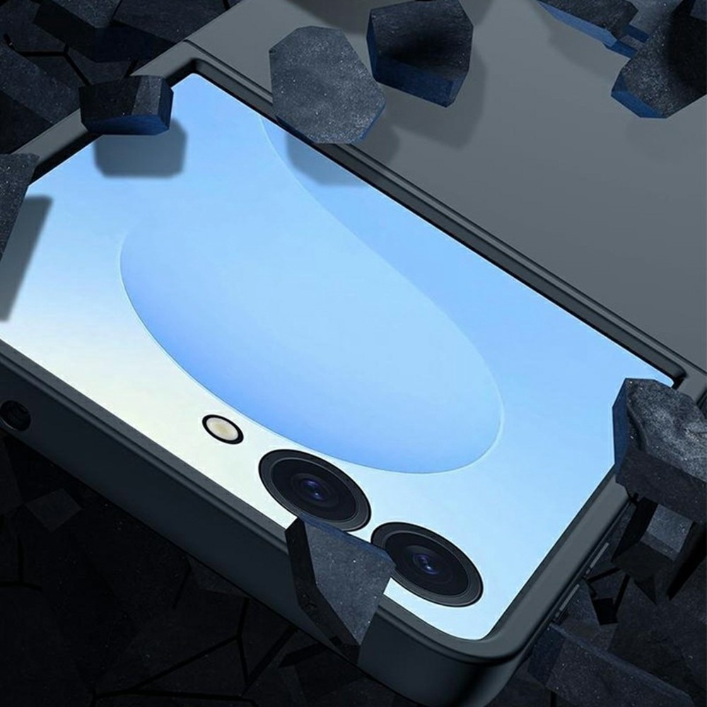 Hard Case Rubberized Samsung Galaxy Z Flip 7 svart