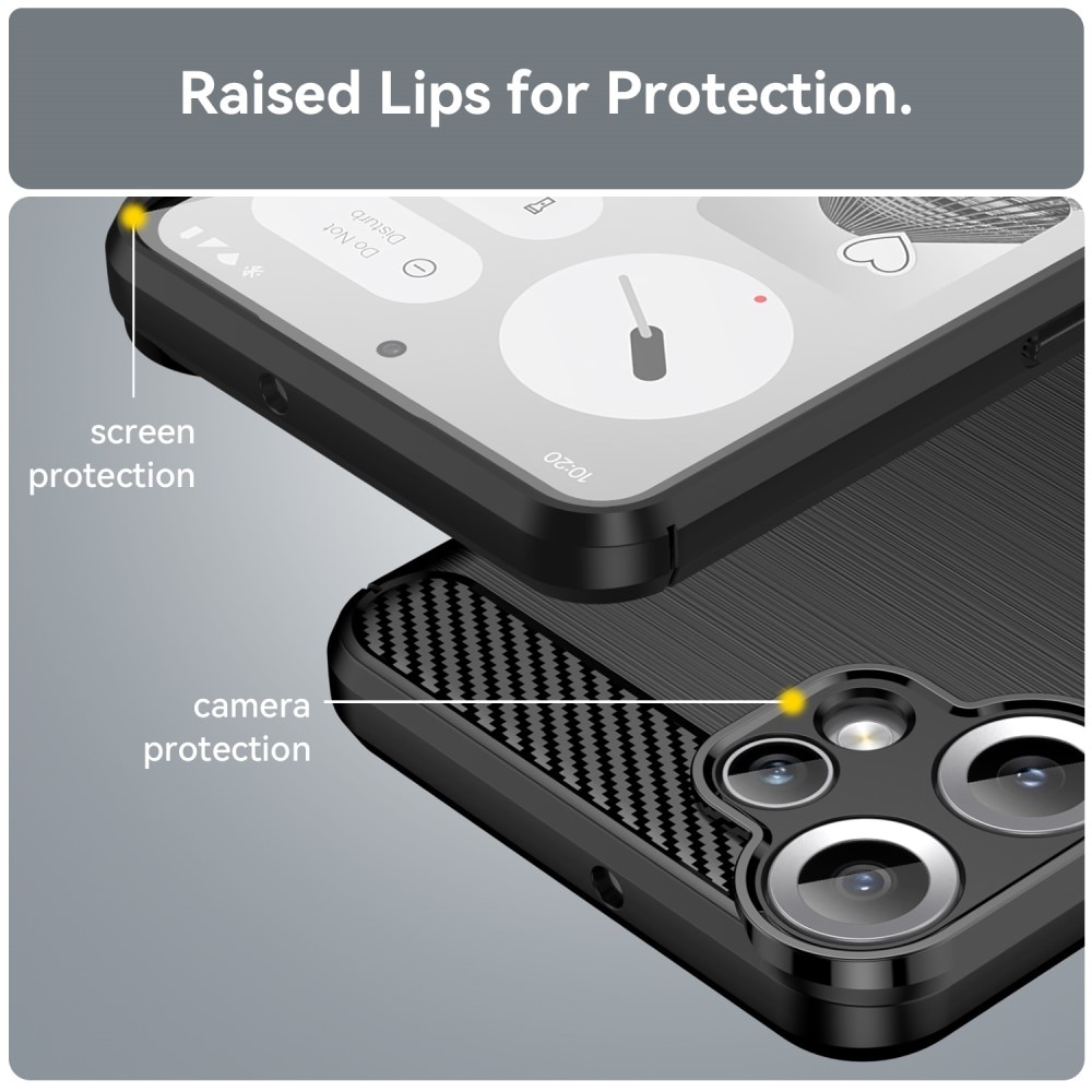 Nothing CMF Phone 2 Pro Deksel TPU Brushed Svart
