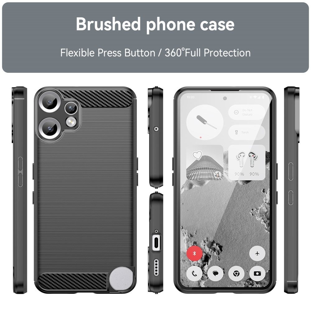 Nothing CMF Phone 2 Pro Deksel TPU Brushed Svart