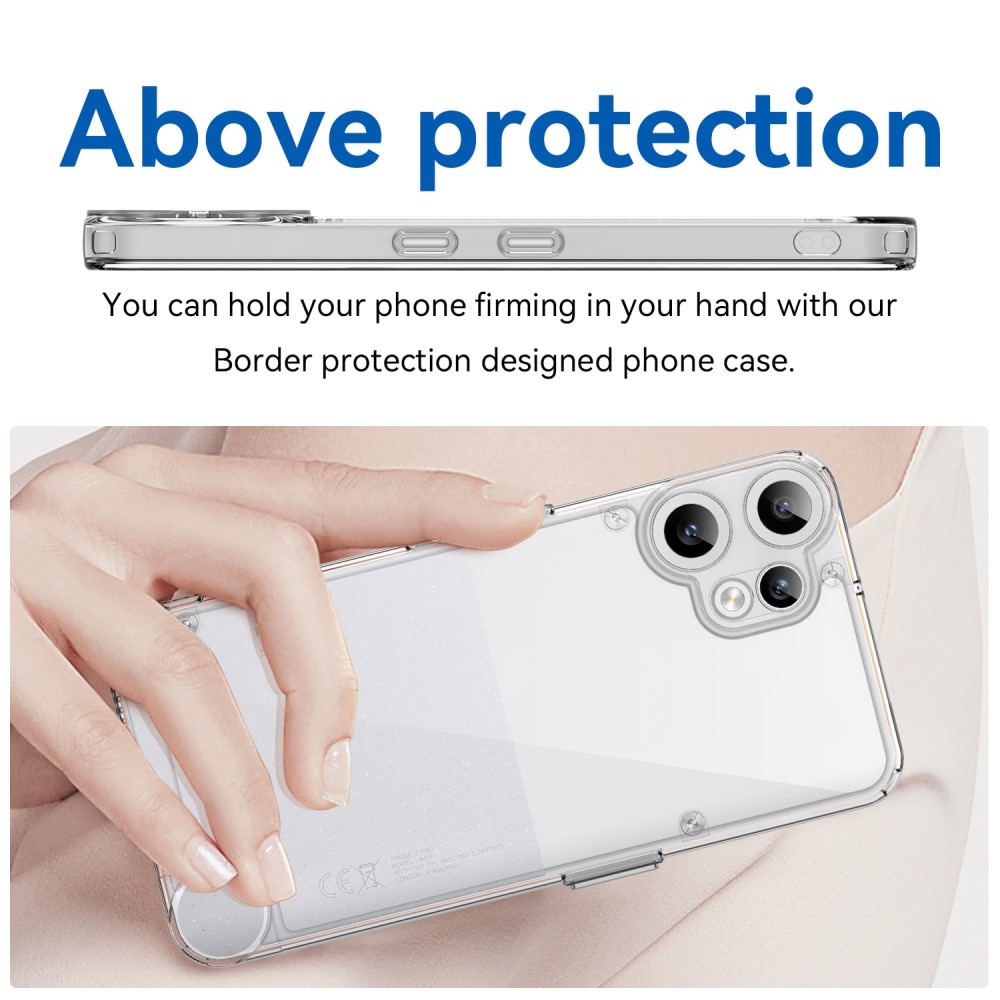Hybriddeksel Nothing CMF Phone 2 Pro Gjennomsiktig