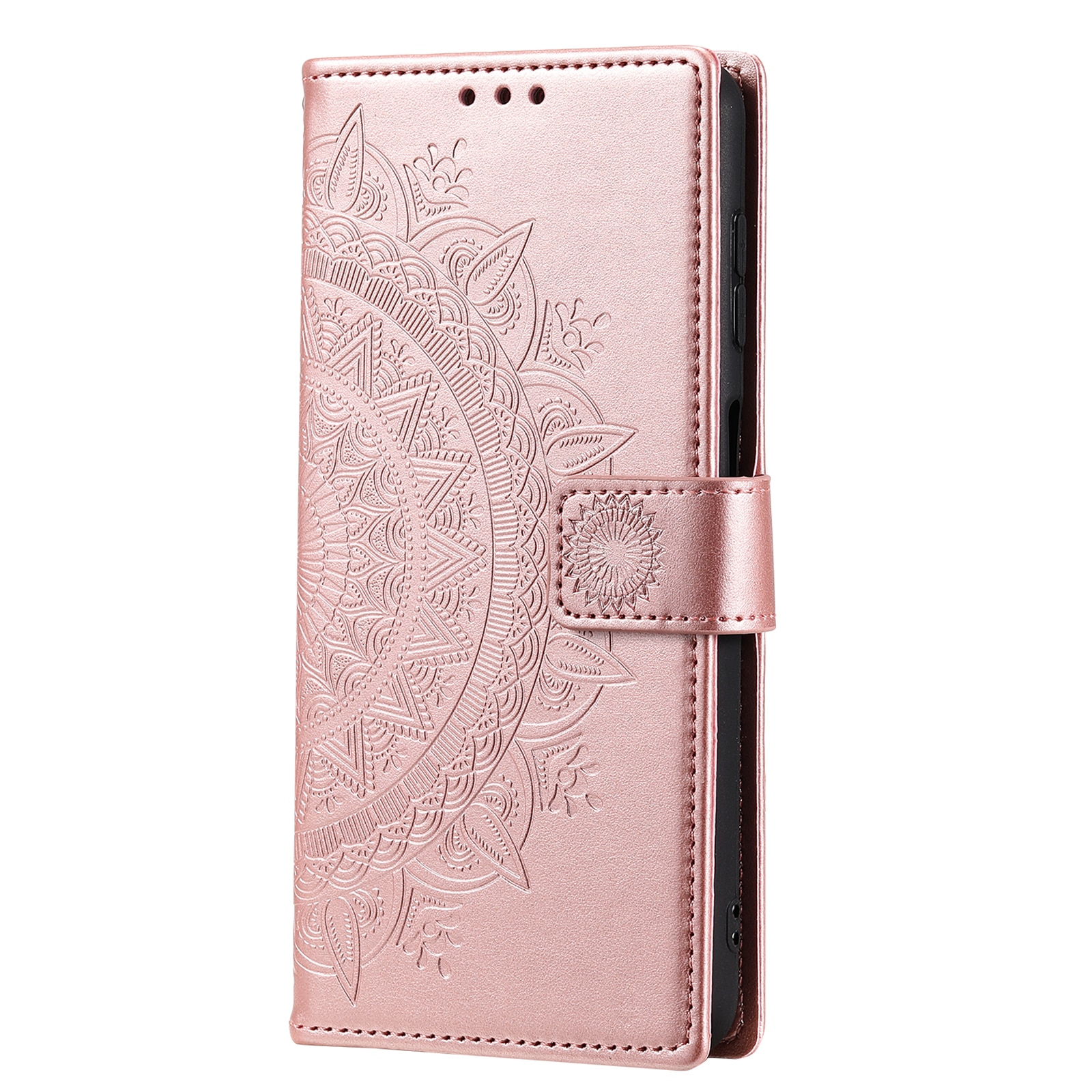 Lærveske Mandala Samsung Galaxy A17 Rosegull