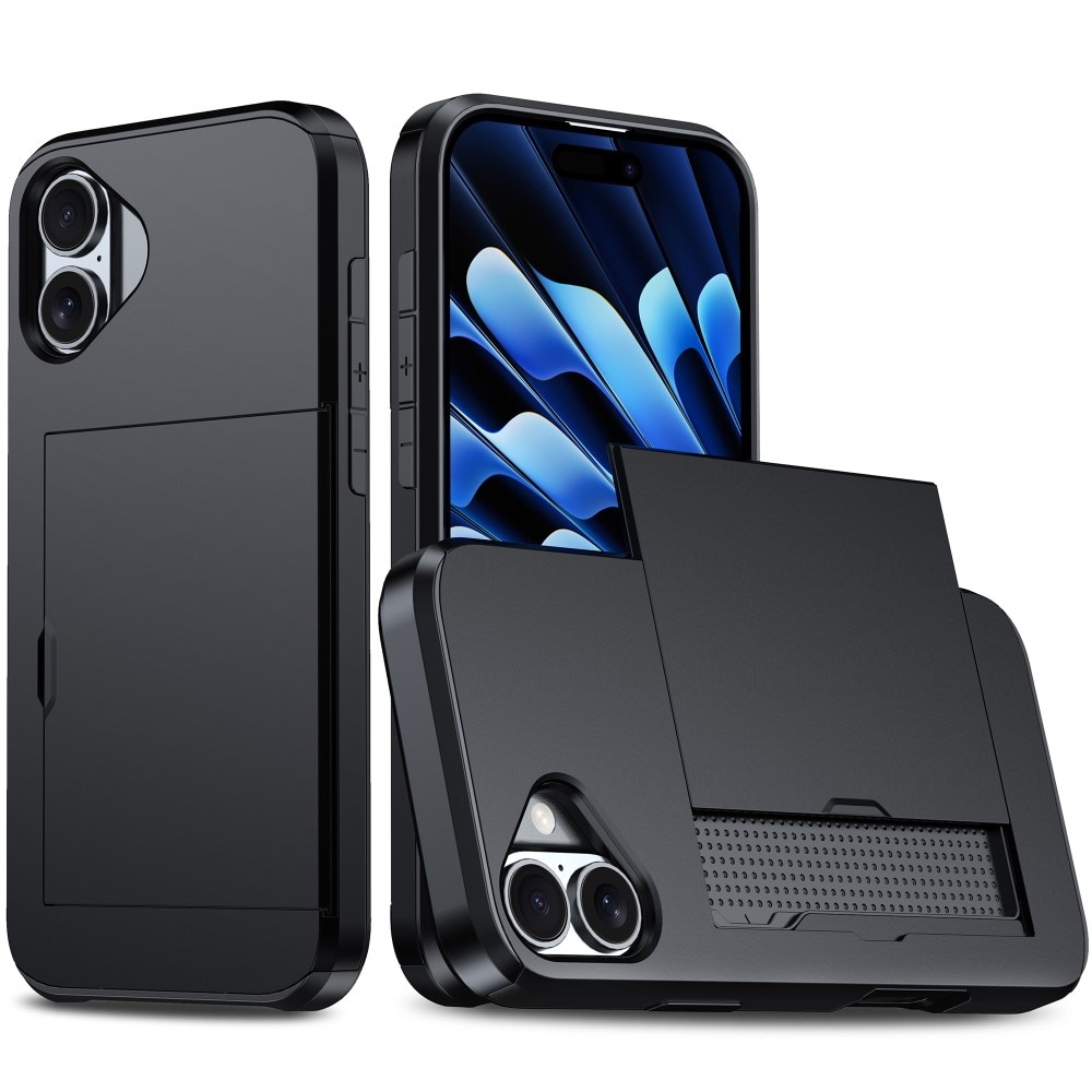 Deksel Kortholder iPhone 17 Svart