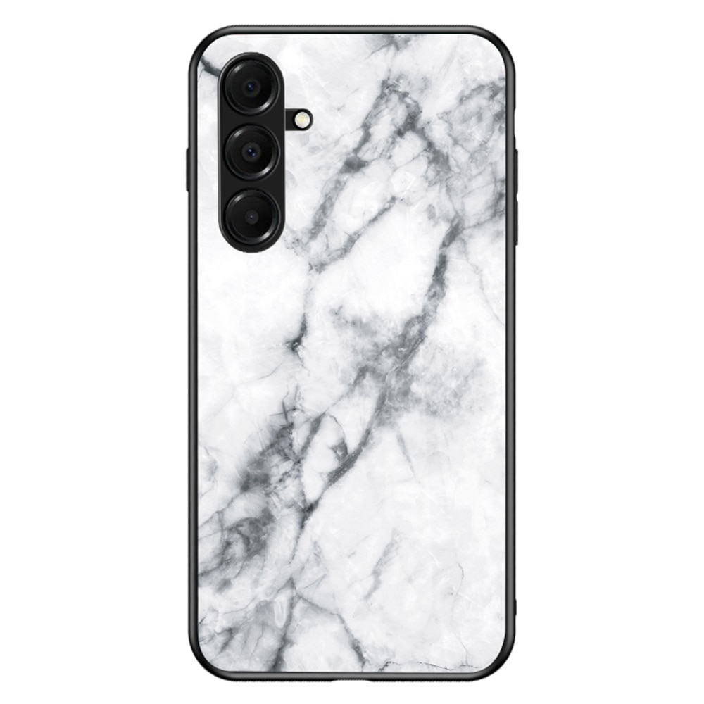 Herdet Glass Deksel Samsung Galaxy A17 Hvit marmor