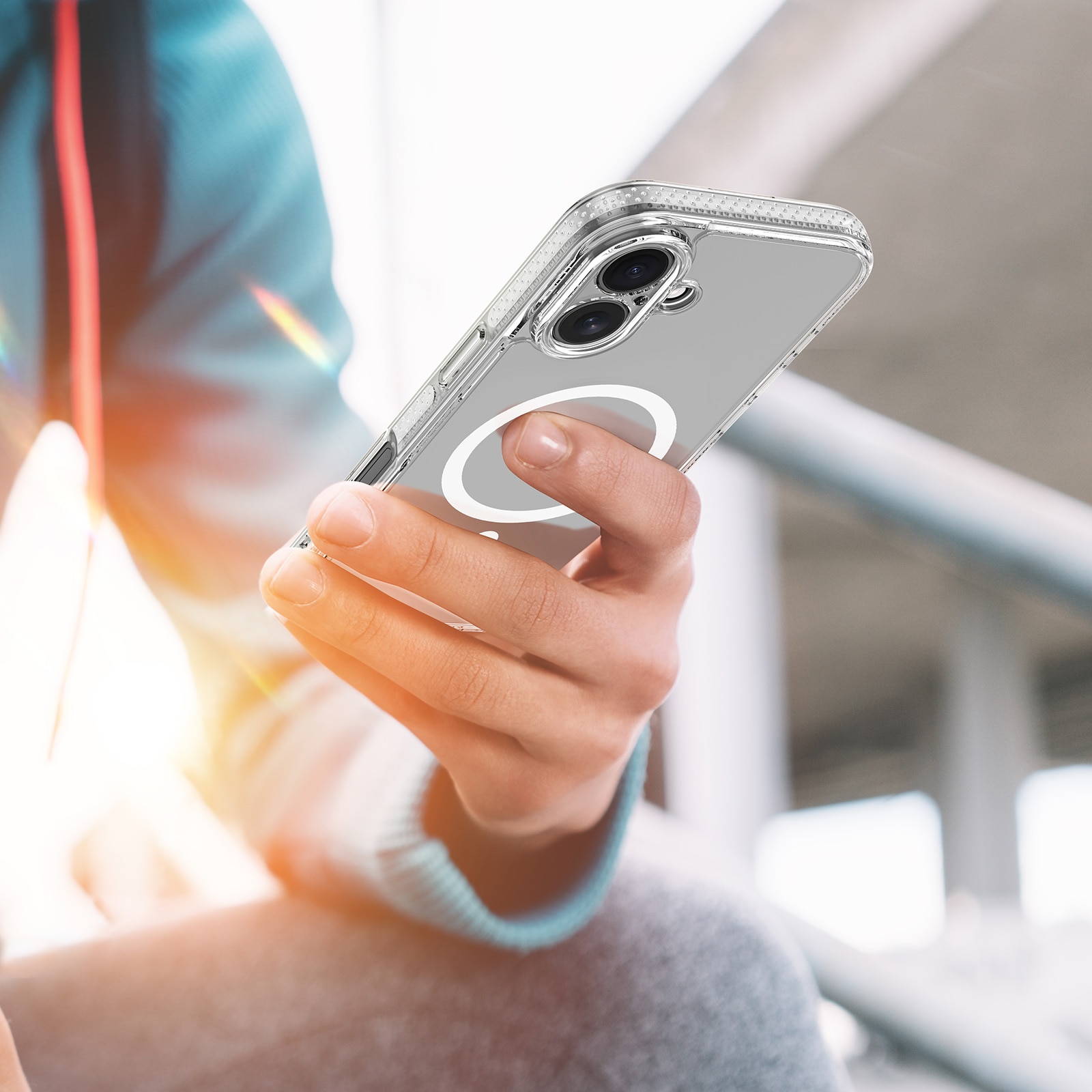 Clin Series MagSafe iPhone 17 gjennomsiktig