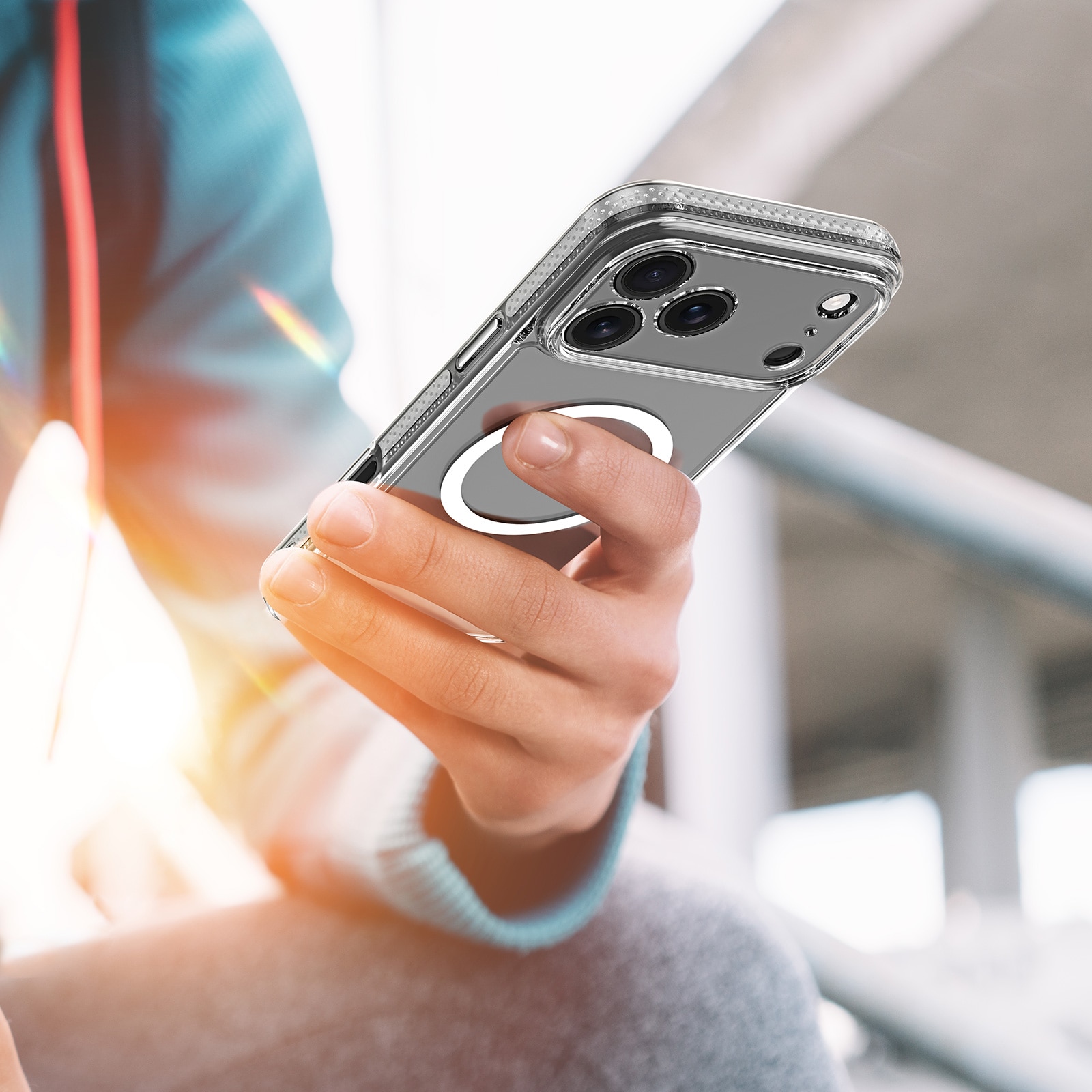 Clin Series MagSafe iPhone 17 Pro gjennomsiktig