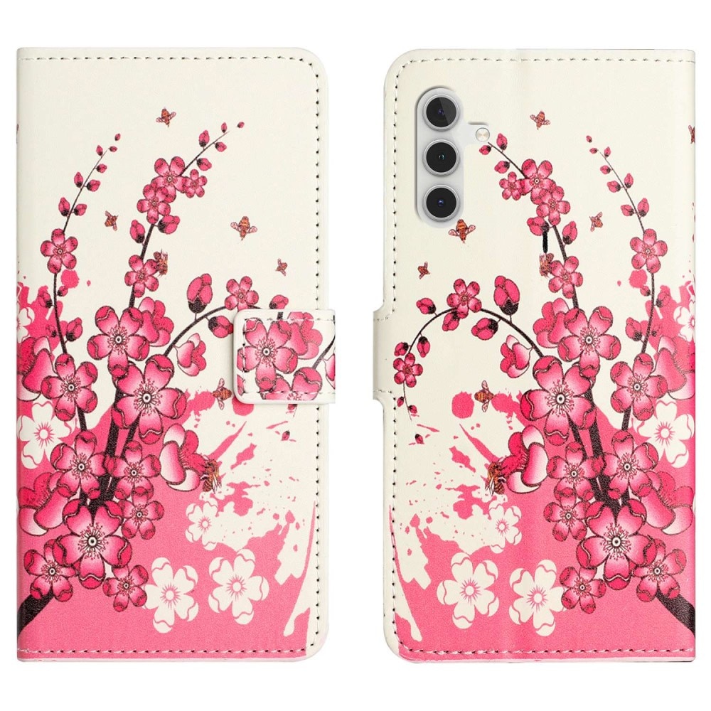 Mobilveske Samsung Galaxy A14 kirsebærblomster