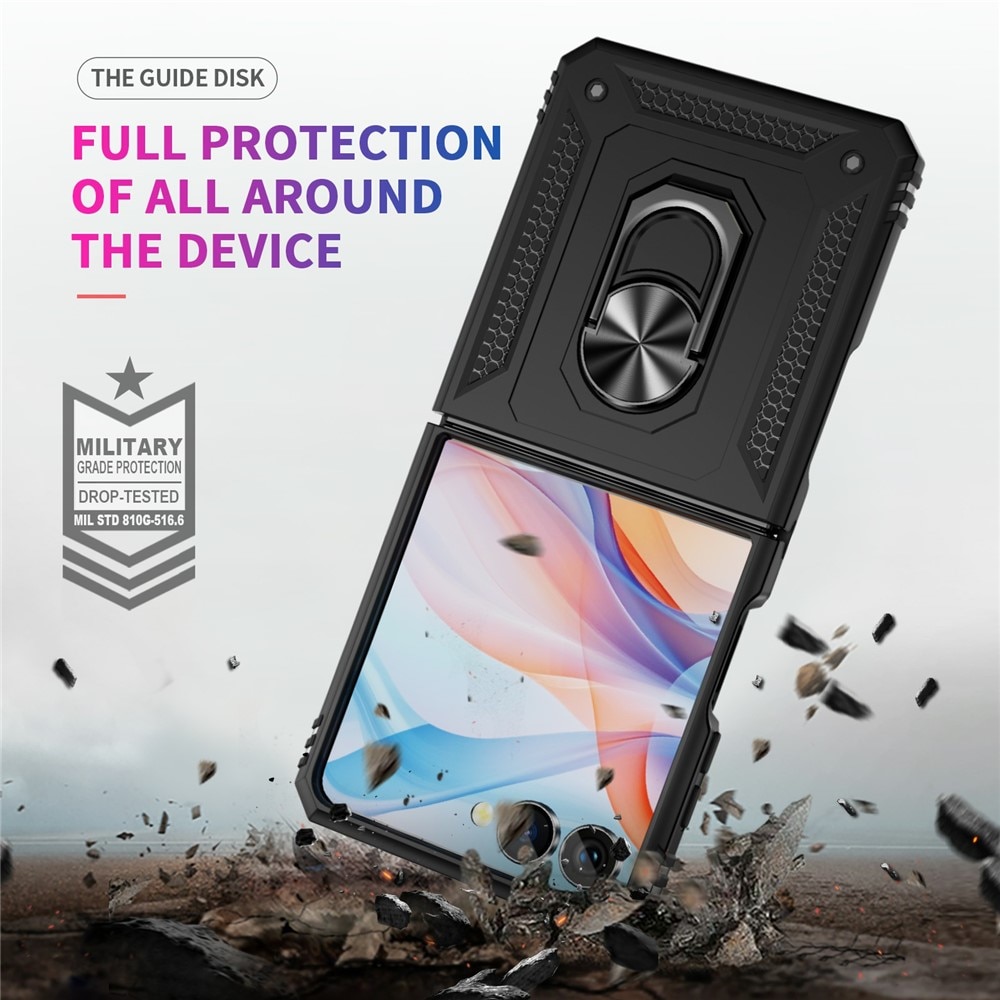 Hybriddeksel Tech Ring Samsung Galaxy Z Flip 7 svart