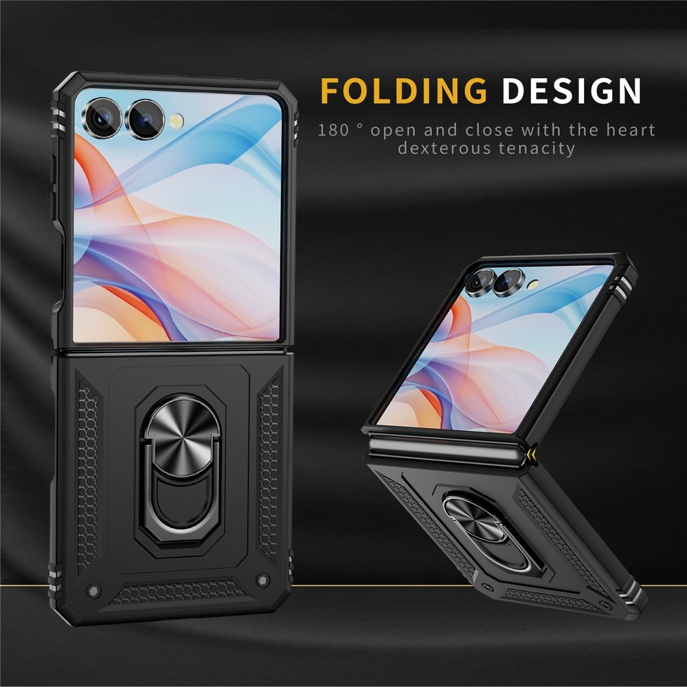 Hybriddeksel Tech Ring Samsung Galaxy Z Flip 7 svart