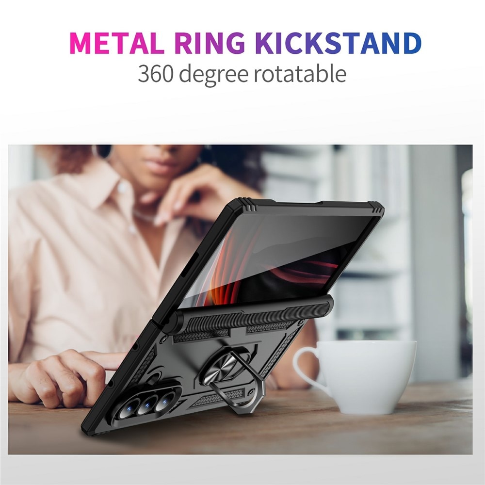 Hybriddeksel Tech Ring Samsung Galaxy Z Fold 7 svart