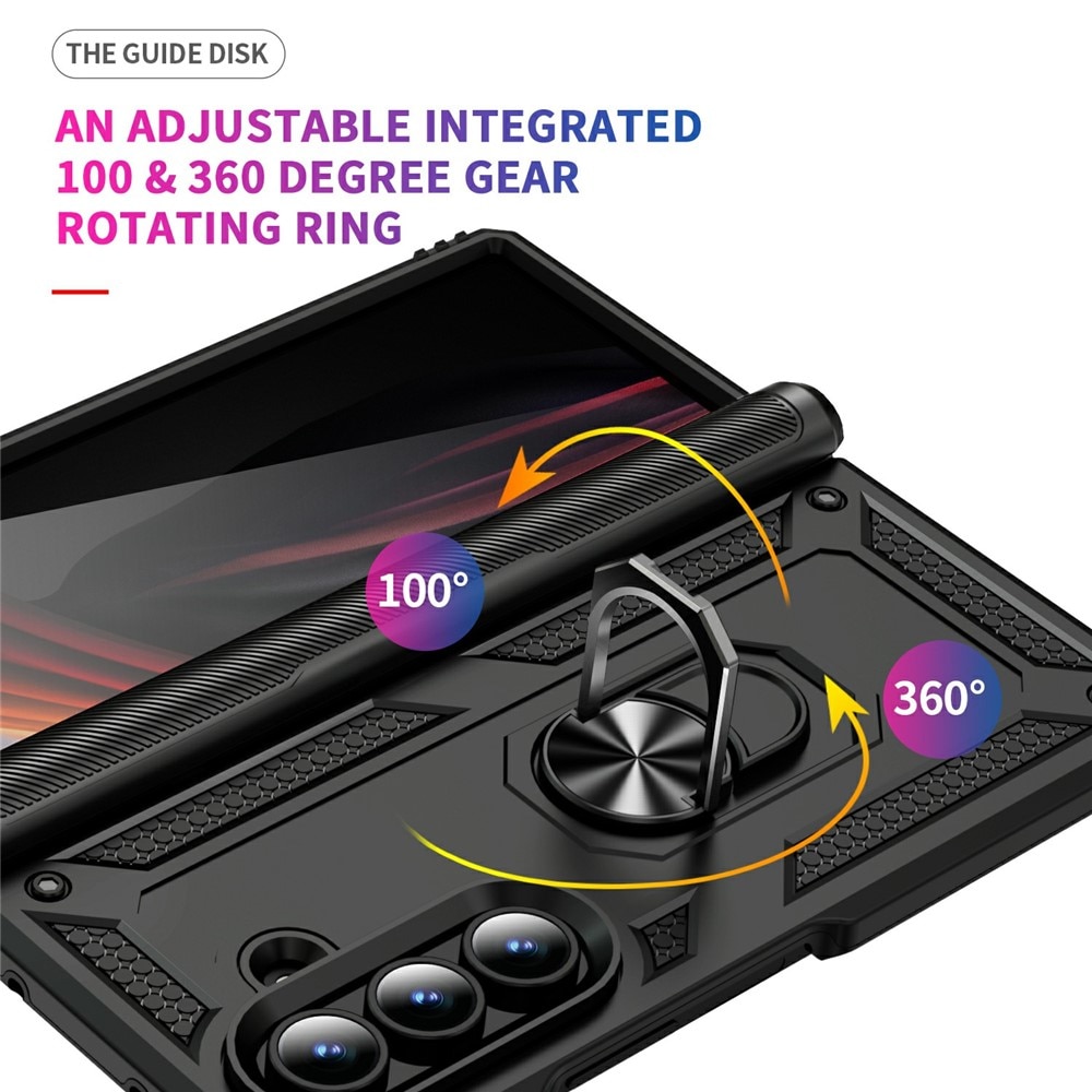 Hybriddeksel Tech Ring Samsung Galaxy Z Fold 7 svart