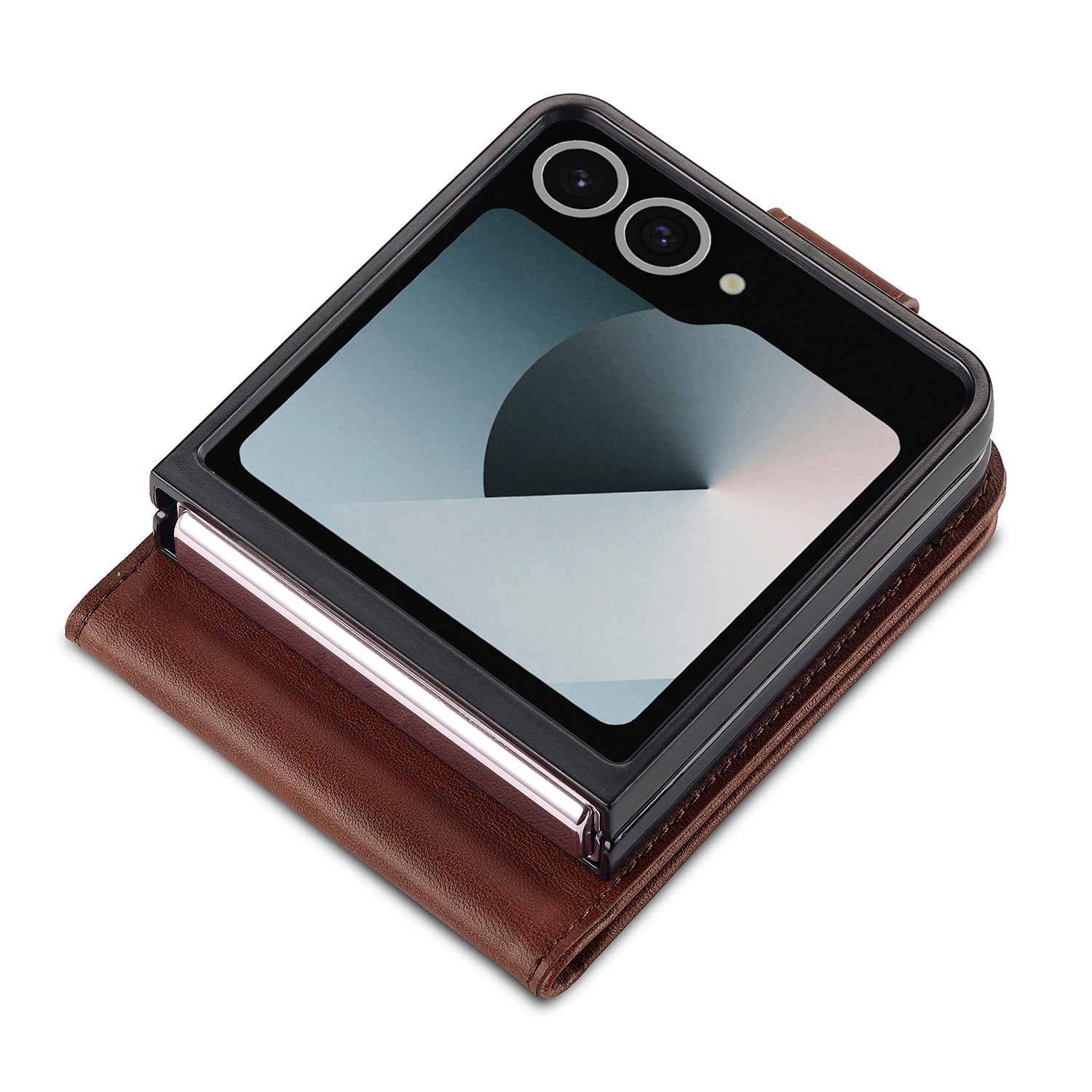 Lommebokdeksel Samsung Galaxy Z Flip 7 Brun