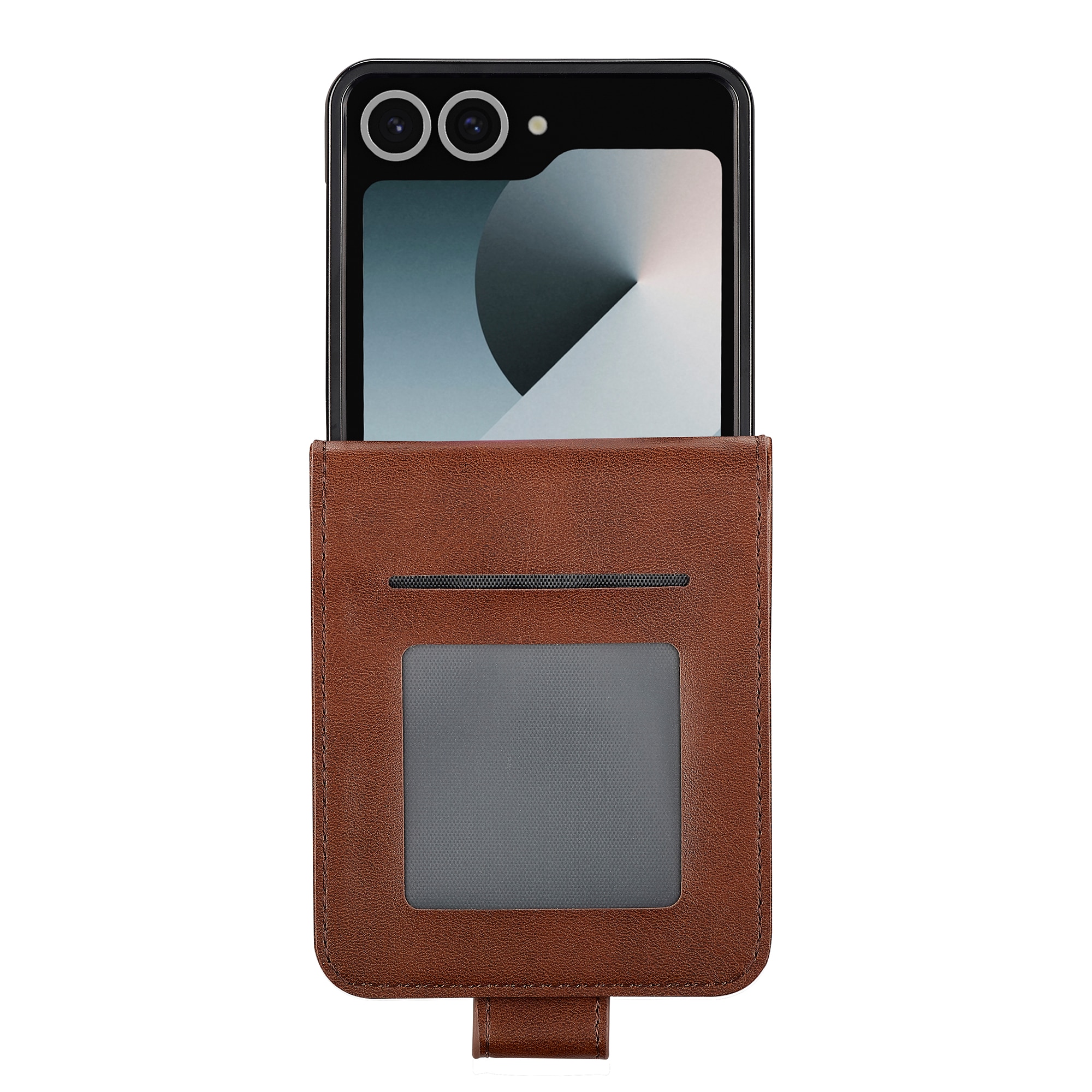 Lommebokdeksel Samsung Galaxy Z Flip 7 Brun