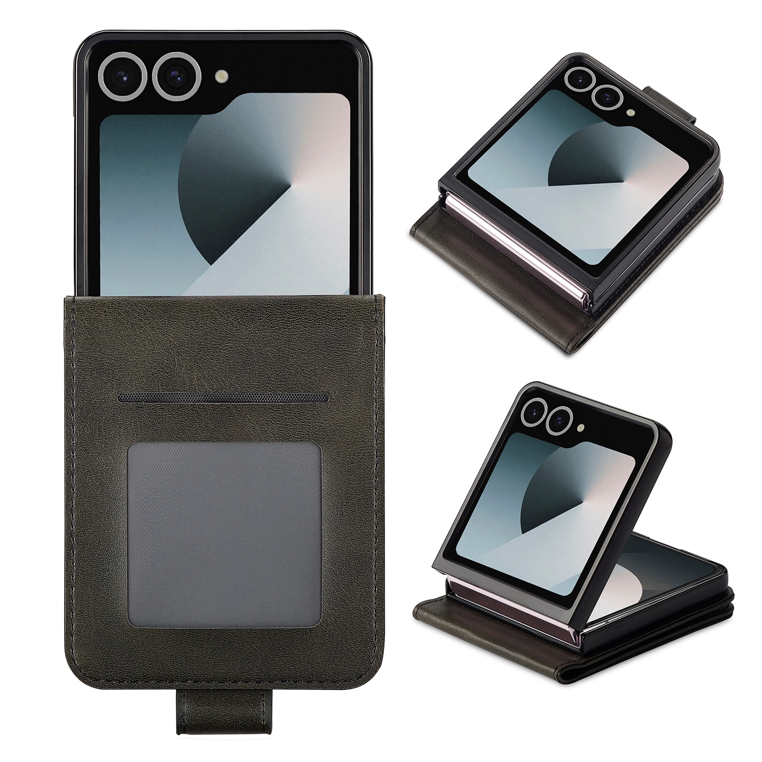 Lommebokdeksel Samsung Galaxy Z Flip 7 Svart