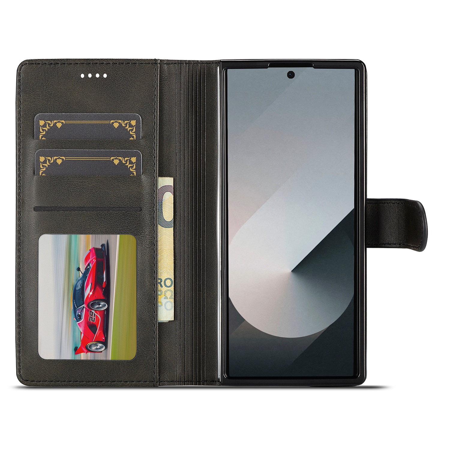 Lommebokdeksel Samsung Galaxy Z Fold 7 Svart