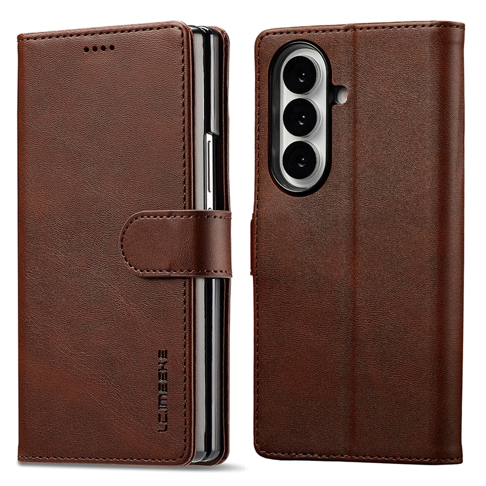 Lommebokdeksel Samsung Galaxy Z Fold 7 Brun