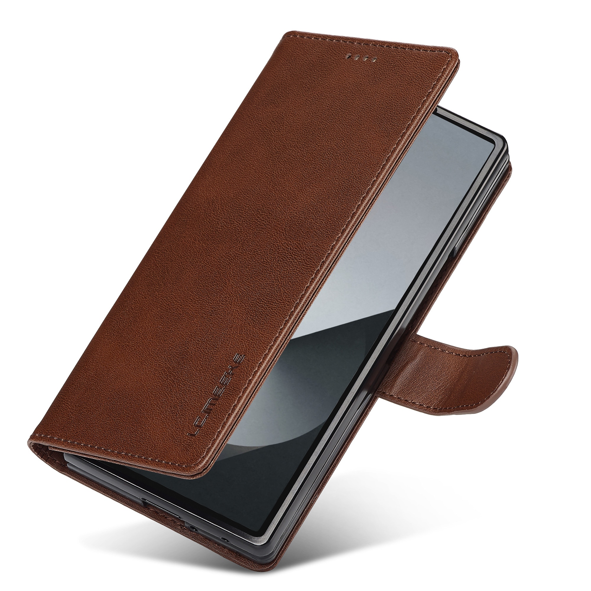 Lommebokdeksel Samsung Galaxy Z Fold 7 Brun