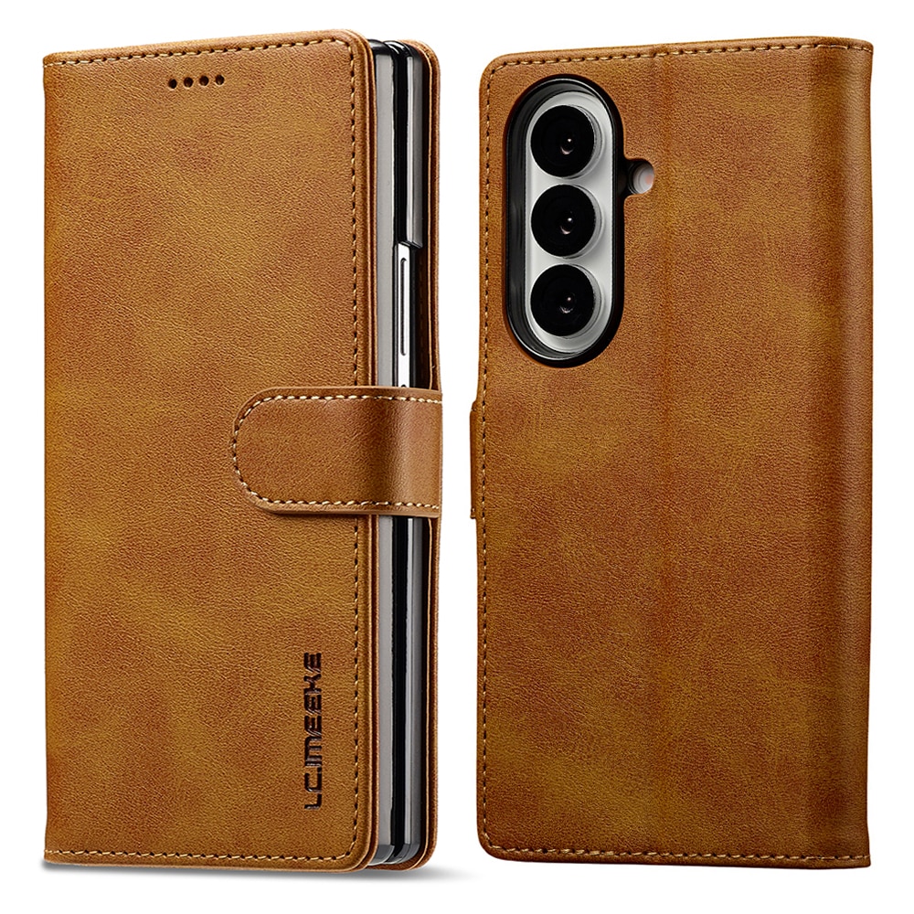 Lommebokdeksel Samsung Galaxy Z Fold 7 Cognac