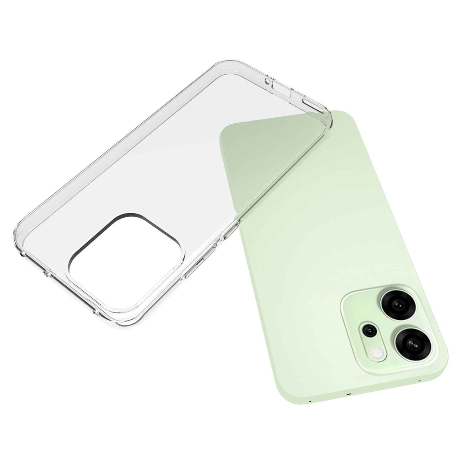 TPU Deksel Oppo Reno 14 F Gjennomsiktig