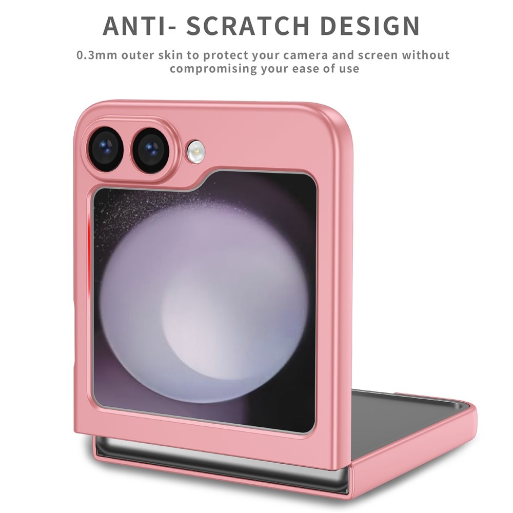Samsung Galaxy Z Flip 7 Deksel magnetisk ringholder Rosa