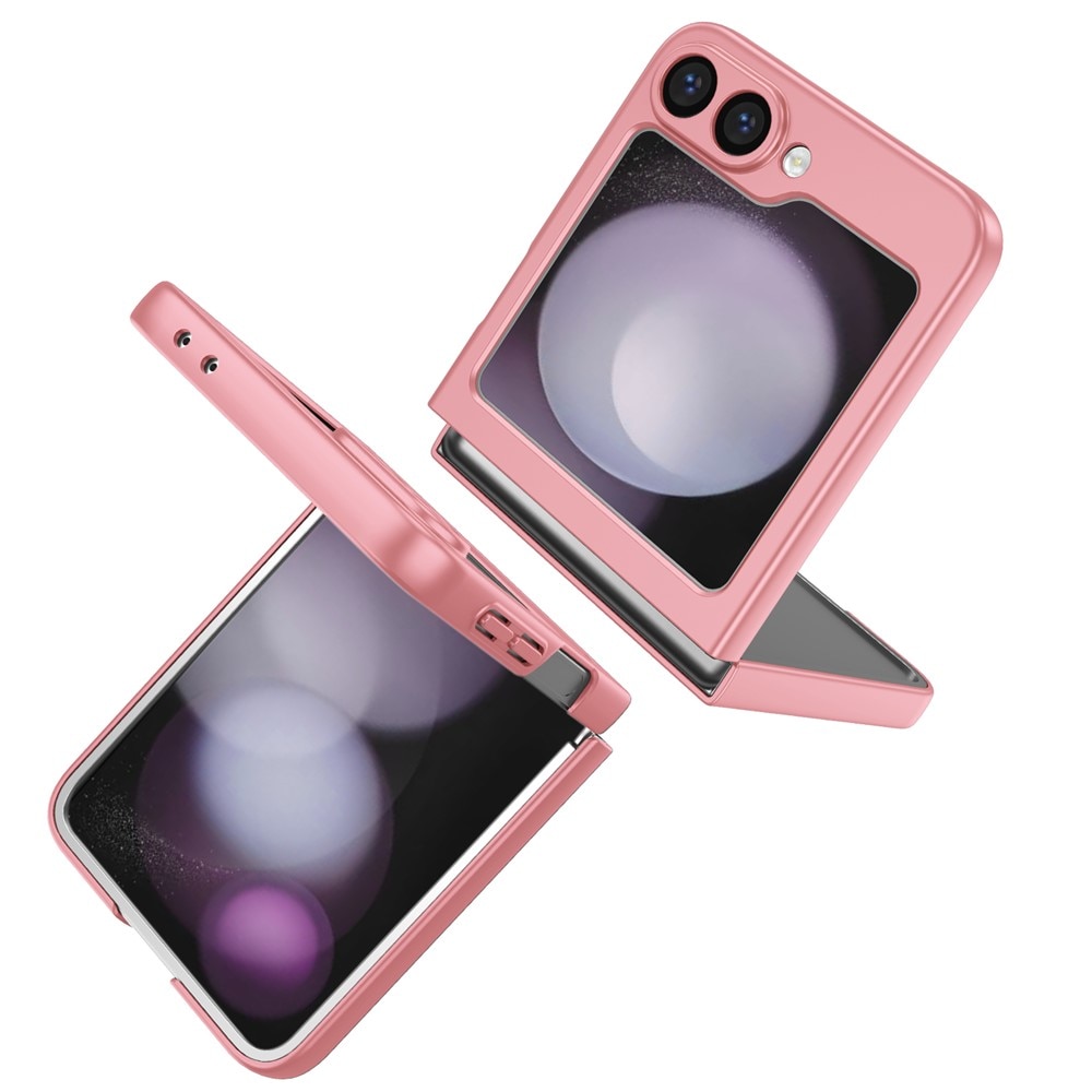 Samsung Galaxy Z Flip 7 Deksel magnetisk ringholder Rosa