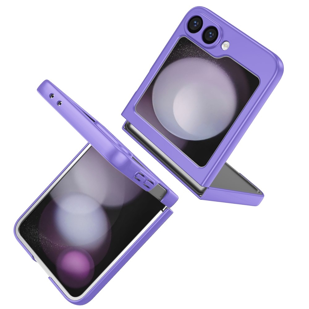 Samsung Galaxy Z Flip 7 Deksel magnetisk ringholder Lilla