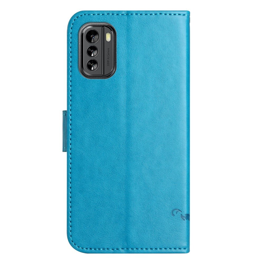 Lærveske Sommerfugler  Nokia G60 Blå
