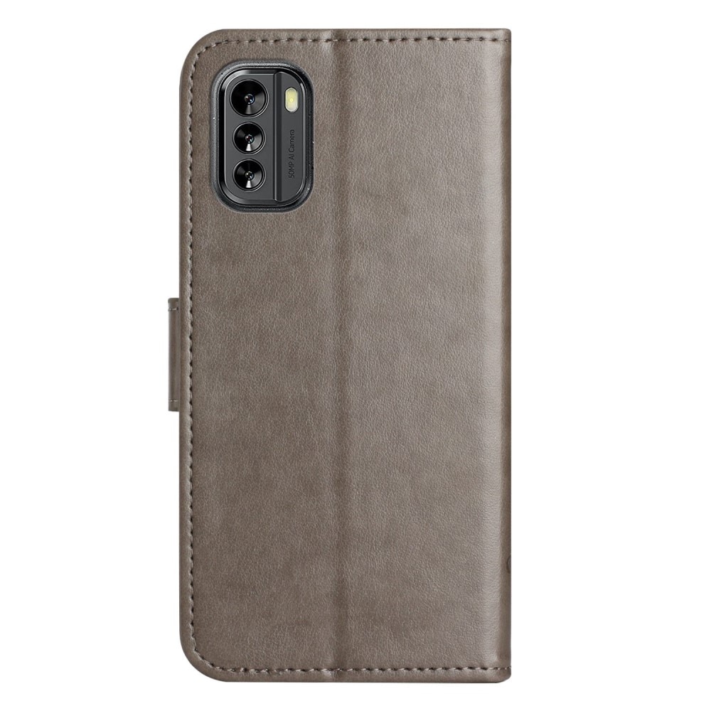 Lærveske Sommerfugler  Nokia G60 Grå