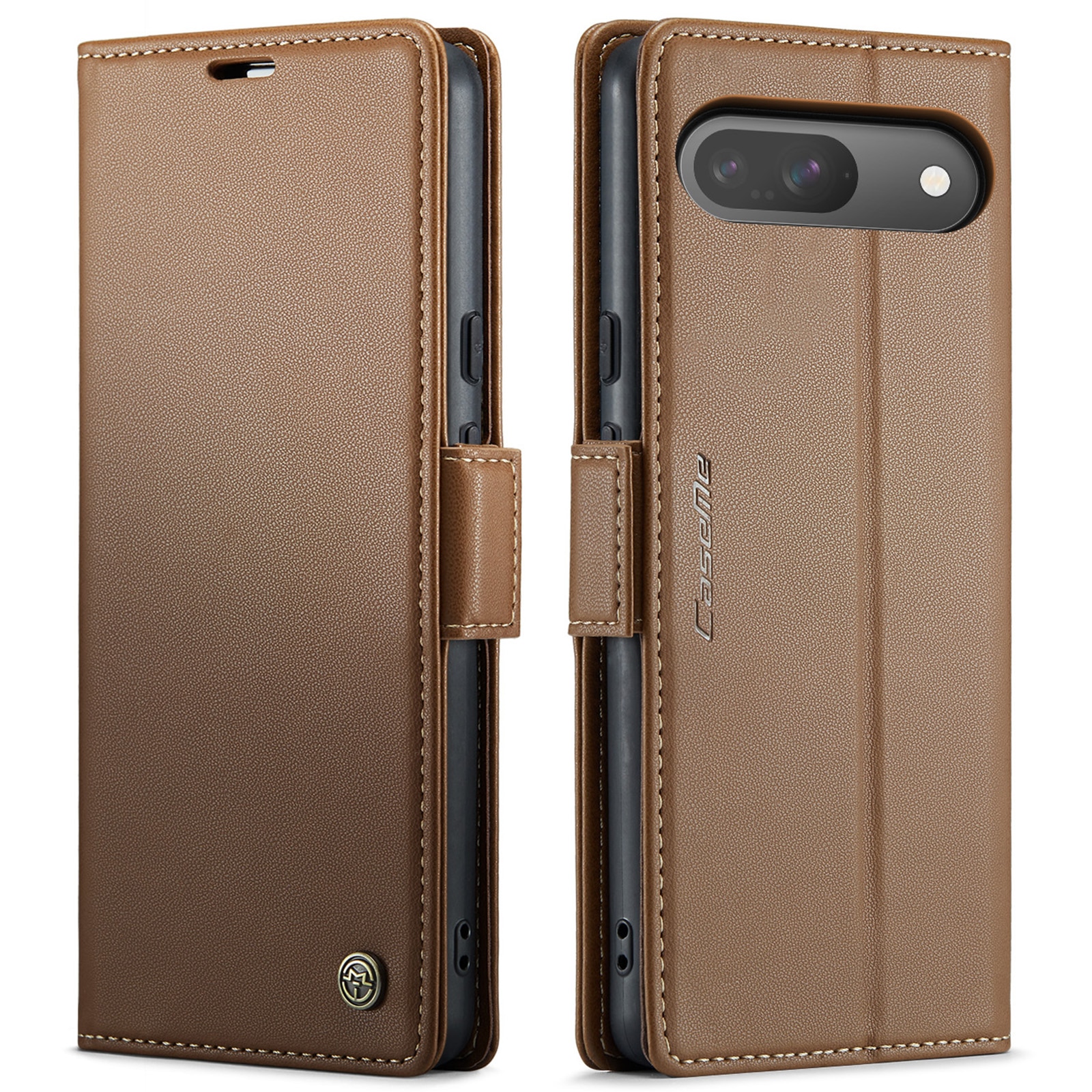 RFID blocking Slim Lommebokveske Google Pixel 10 Brun