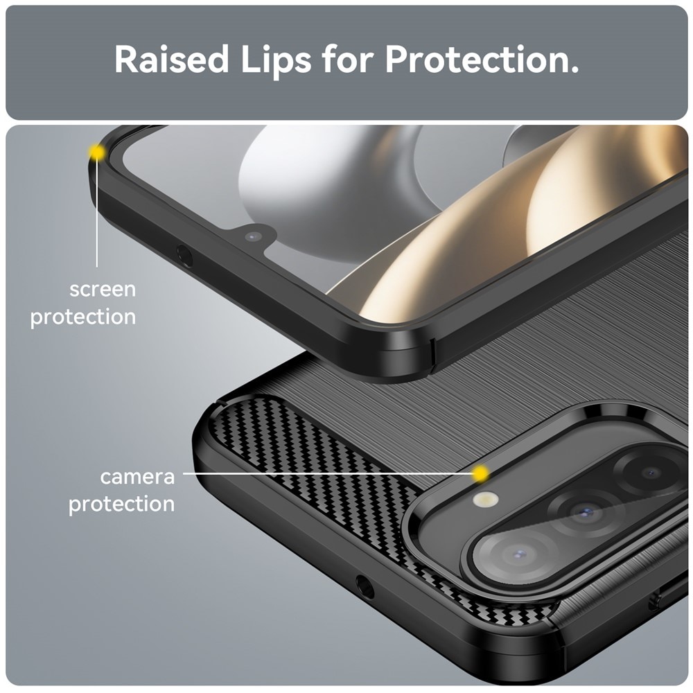 Samsung Galaxy A17 Deksel TPU Brushed Svart
