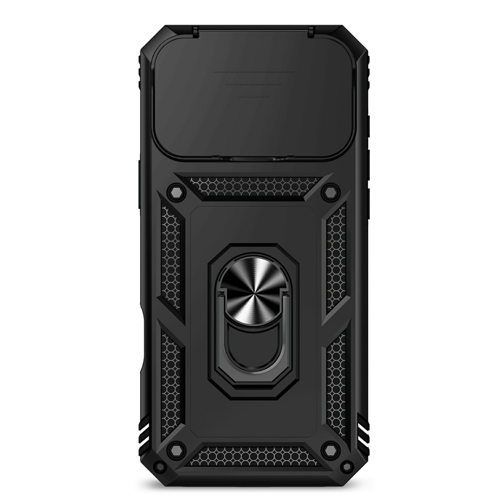 Hybriddeksel Ring + Kamerabeskyttelse iPhone 17 Pro Svart