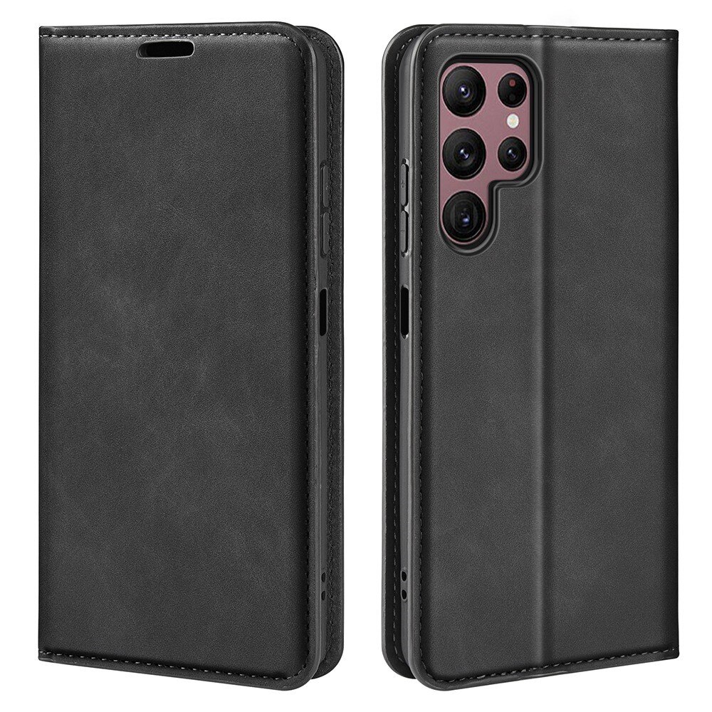 Samsung Galaxy S23 Ultra Slim Mobilveske Svart