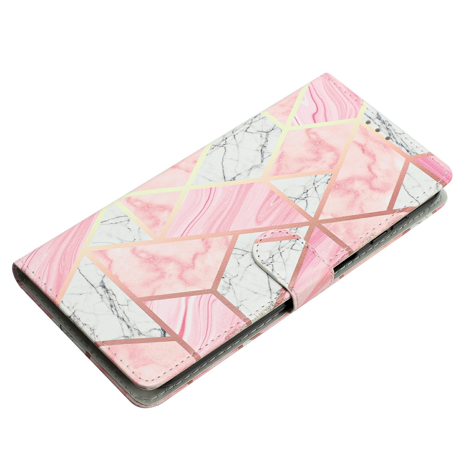 Mobilveske Samsung Galaxy S25 FE rosa marmor