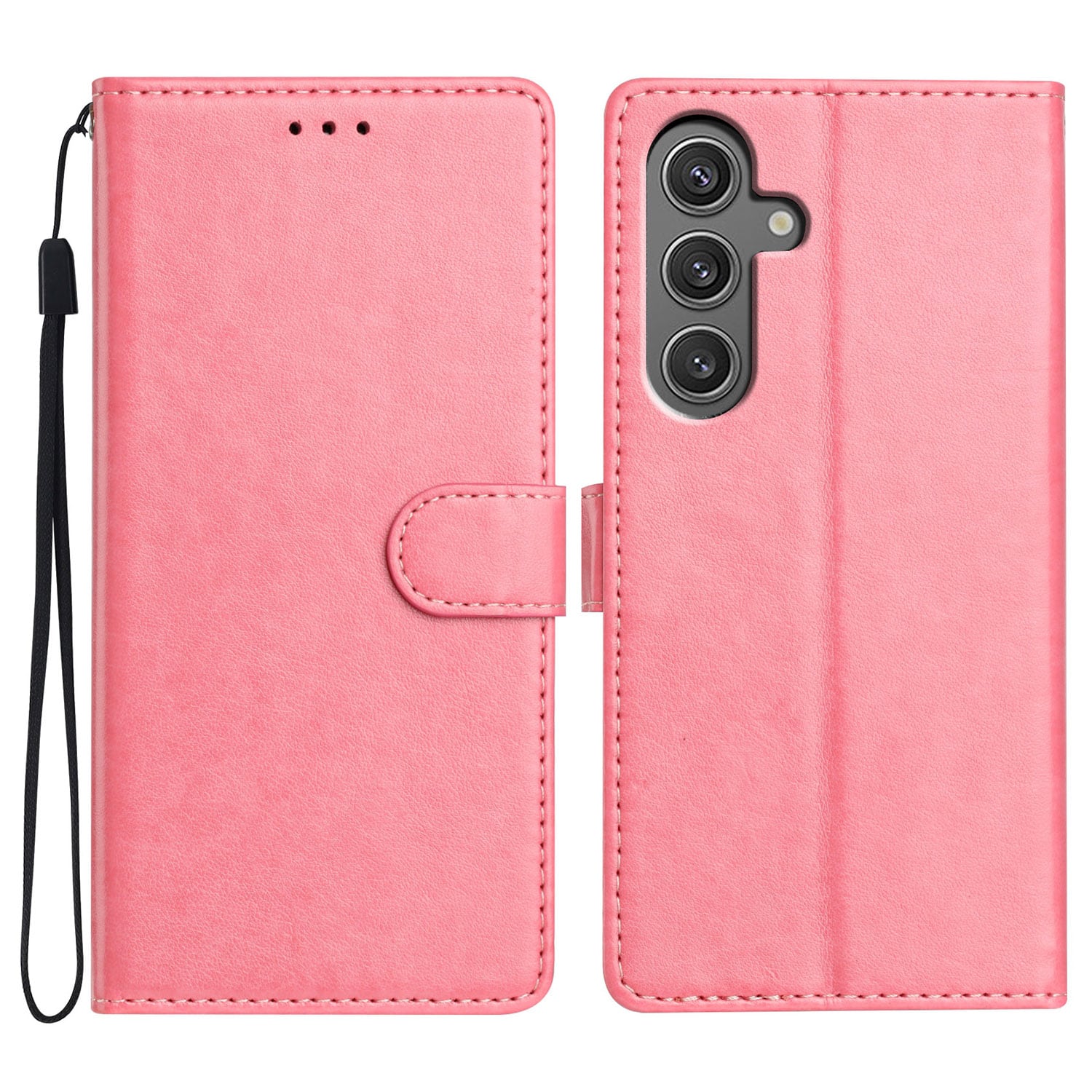 Lærveske Samsung Galaxy S25 FE Rosa