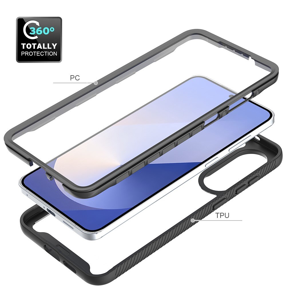 Full Protection Case Samsung Galaxy S25 Edge Svart